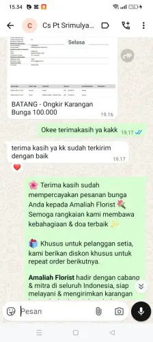 Testimonial Papan Bunga warungkadu